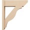 Ekena Millwork 8-in W x 26-in D x 30-in H Funston Slat Rough Cedar Woodgrain TimberThane Outlooker, Primed Tan OUTUR080X26X30FST24RCPR - alternate 2
